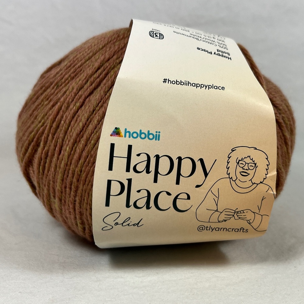 HOBBII Happy Place Solid Yarn #32 Clay